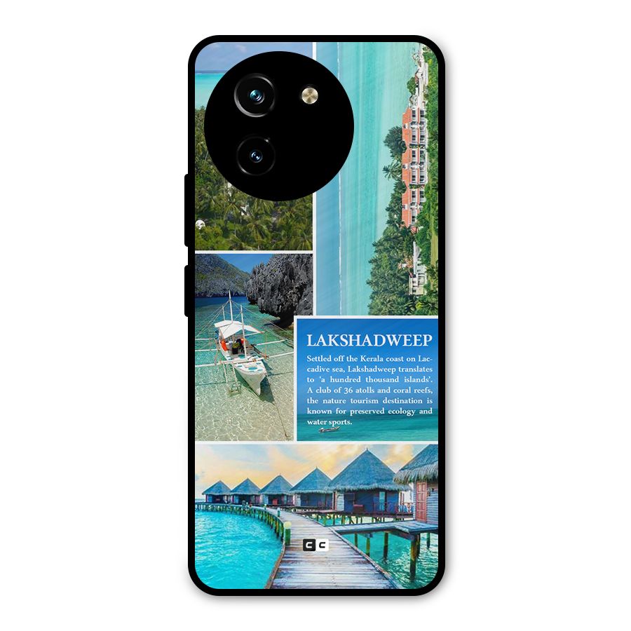 Lakshadweep Collage Metal Back Case for Vivo T3x
