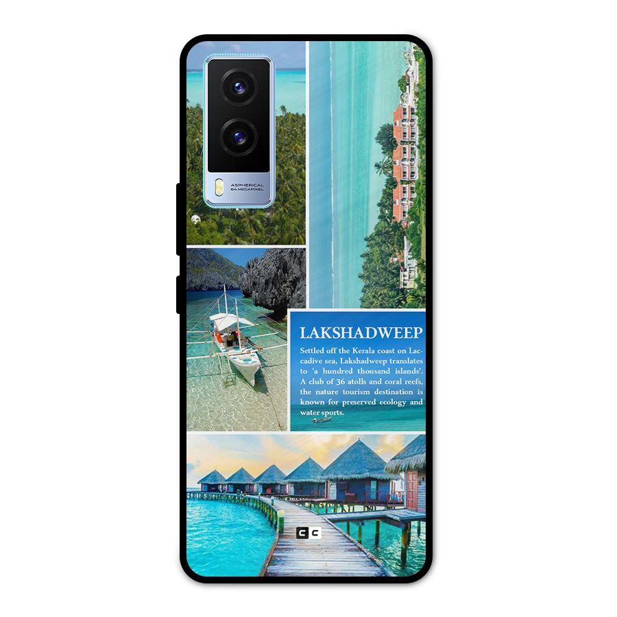 Lakshadweep Collage Metal Back Case for Vivo V21e 5G