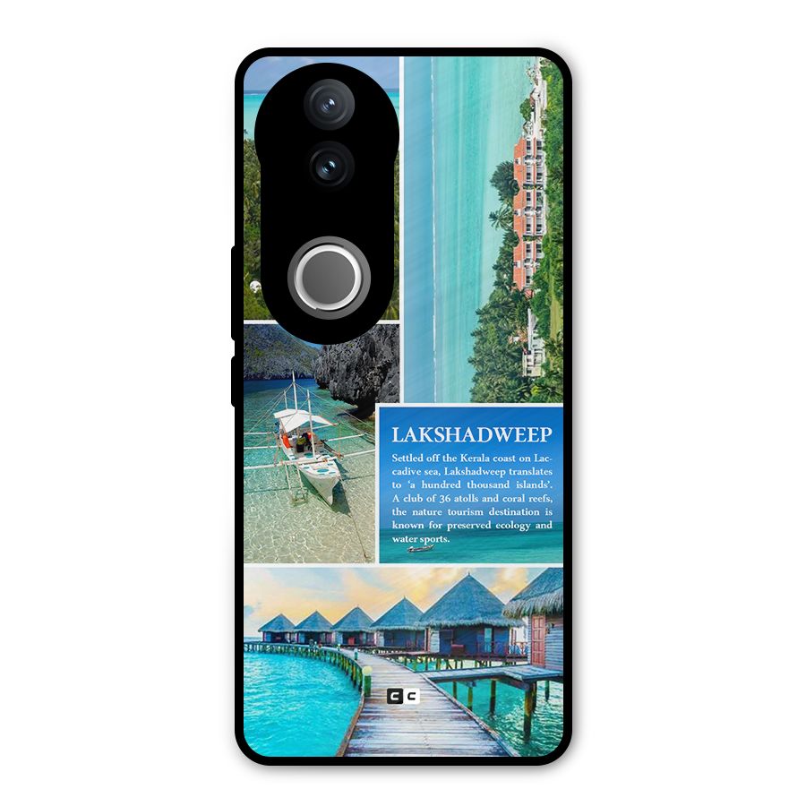 Lakshadweep Collage Metal Back Case for Vivo V50e