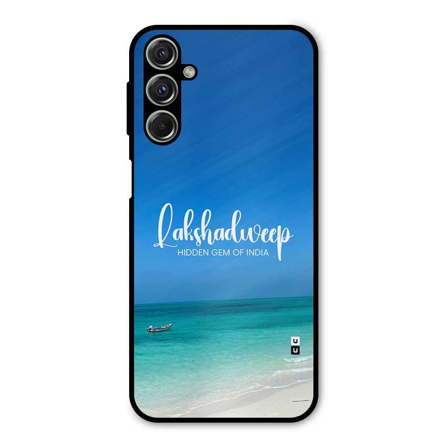 Lakshadweep Hidden Gem Metal Back Case for Galaxy F34