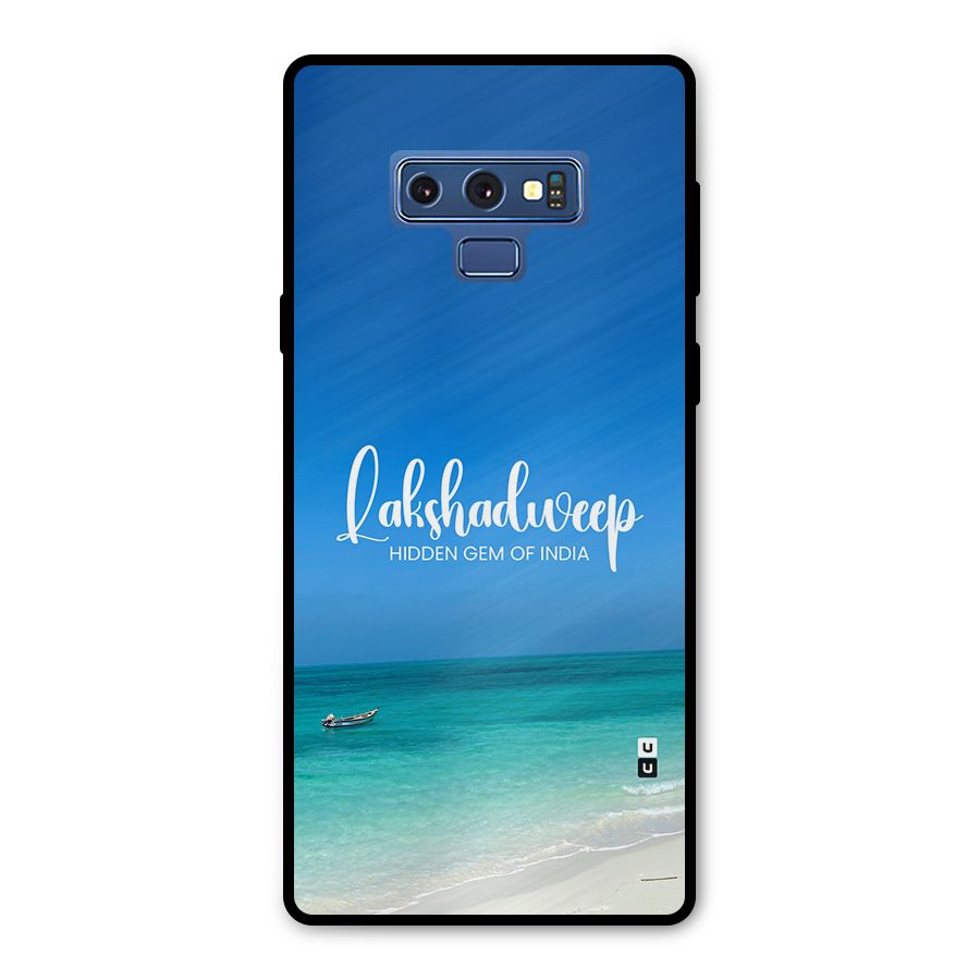 Lakshadweep Hidden Gem Metal Back Case for Galaxy Note 9