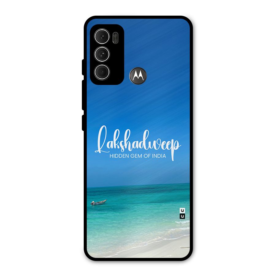 Lakshadweep Hidden Gem Metal Back Case for Moto G60