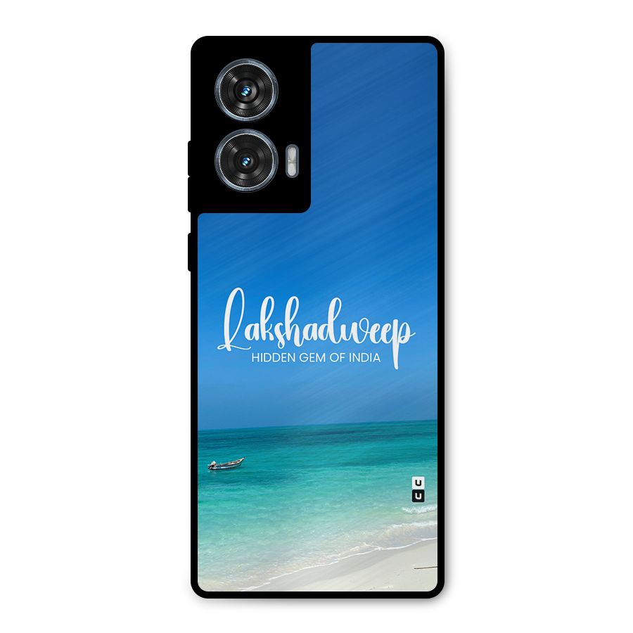 Lakshadweep Hidden Gem Metal Back Case for Motorola Edge 50 Fusion