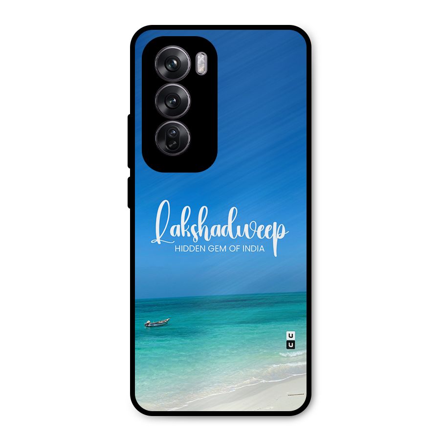 Lakshadweep Hidden Gem Metal Back Case for Oppo Reno12 Pro