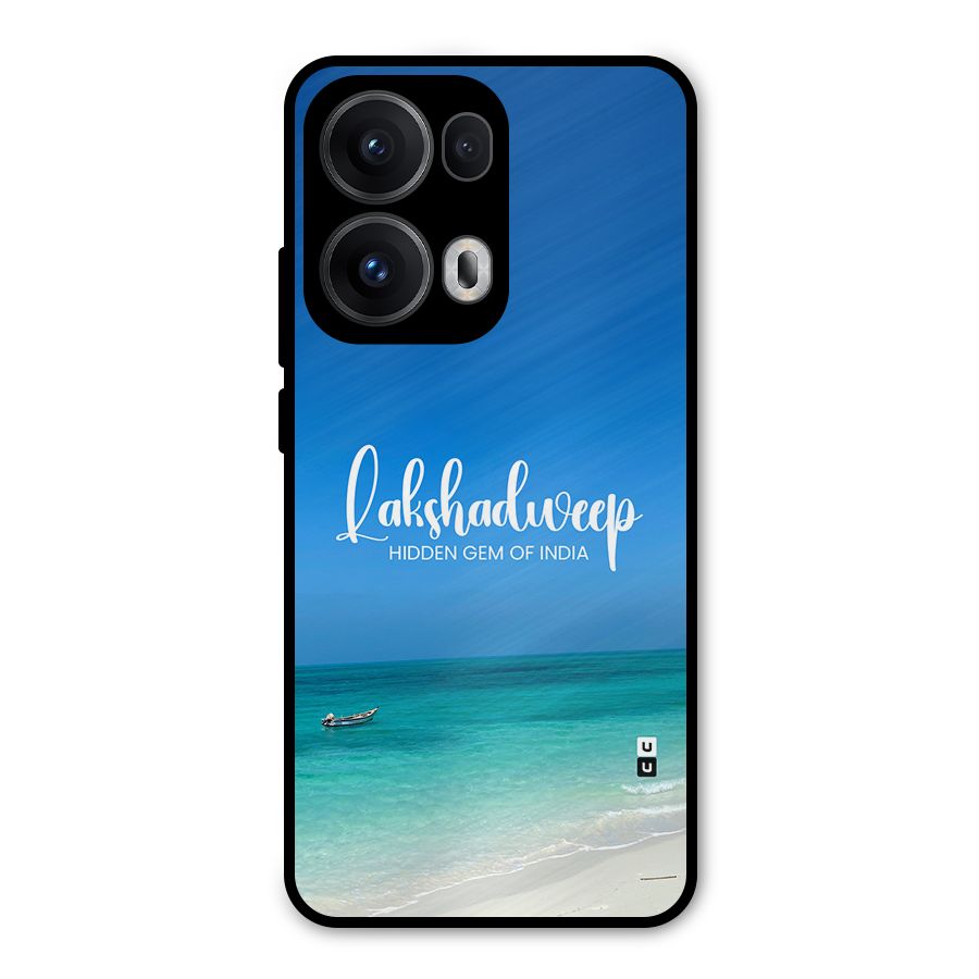Lakshadweep Hidden Gem Metal Back Case for Oppo Reno13 Pro