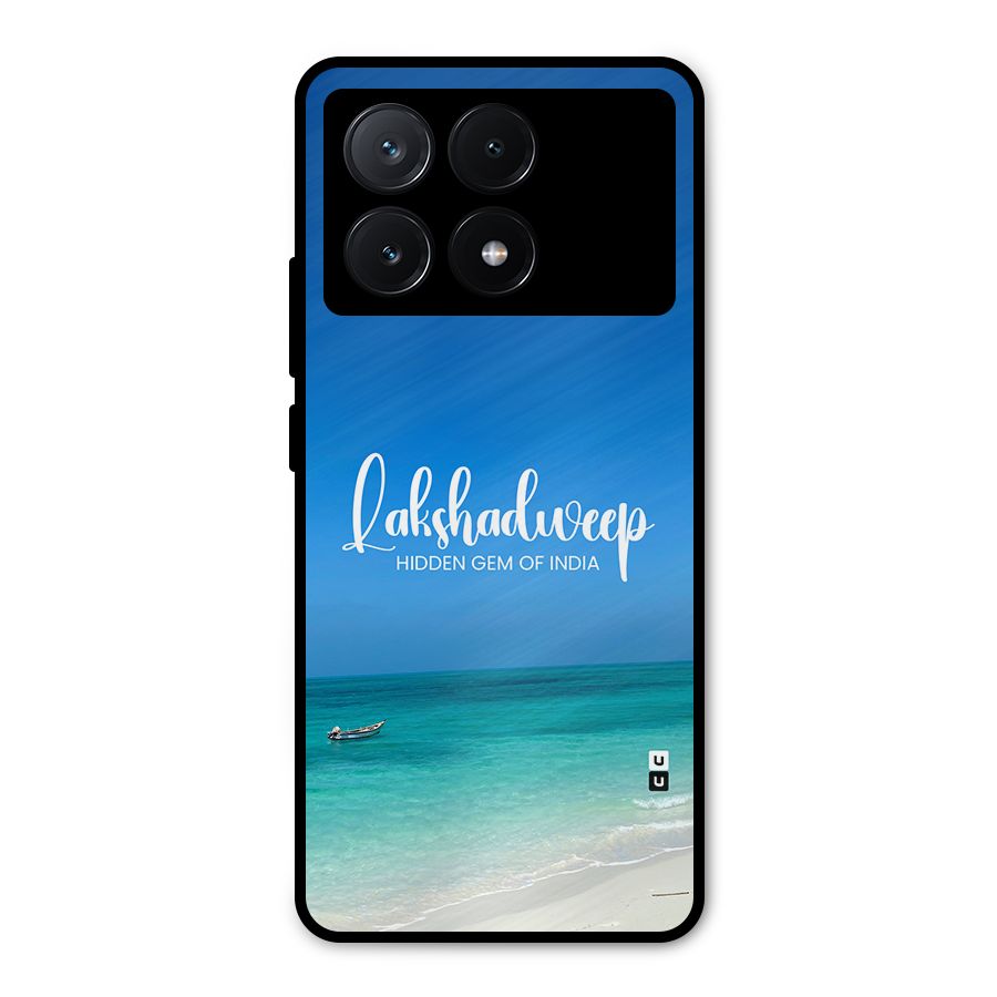 Lakshadweep Hidden Gem Metal Back Case for Poco X6 Pro