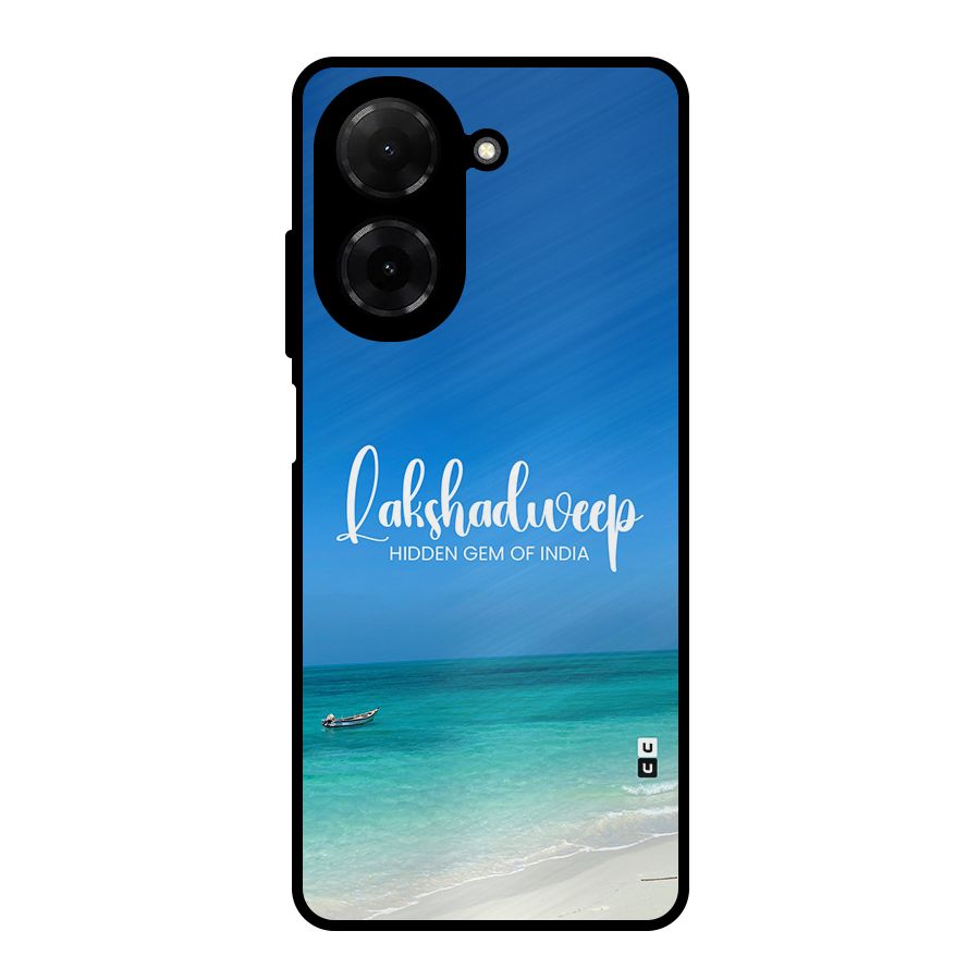 Lakshadweep Hidden Gem Metal Back Case for Redmi A5 4G