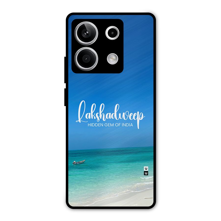 Lakshadweep Hidden Gem Metal Back Case for Redmi Note 13 5G
