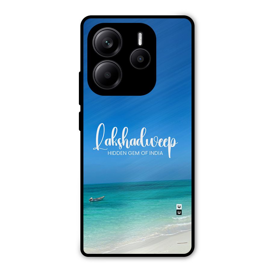 Lakshadweep Hidden Gem Metal Back Case for Redmi Note 14 5G