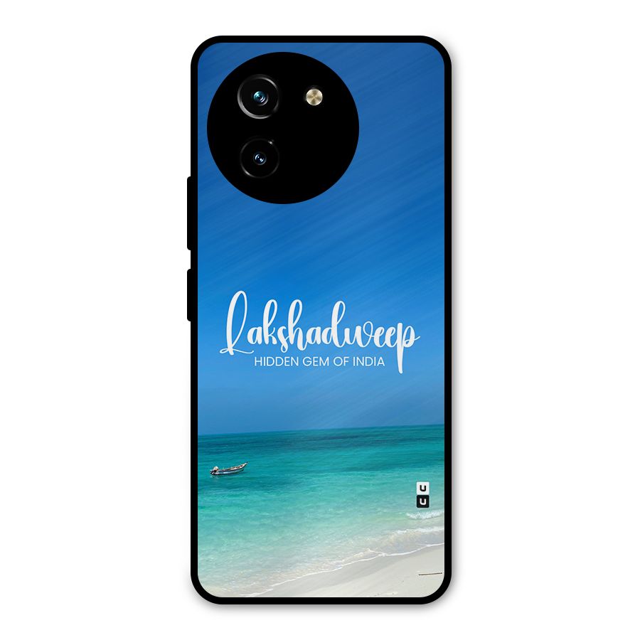 Lakshadweep Hidden Gem Metal Back Case for Vivo T3x