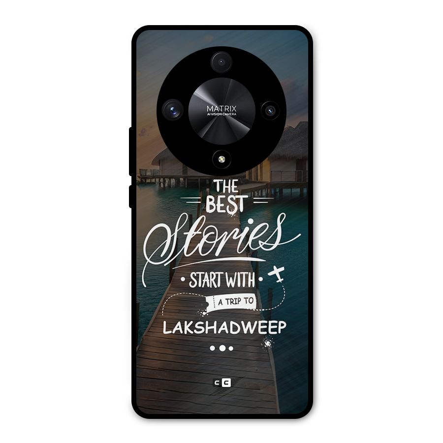 Lakshadweep Stories Metal Back Case for Honor X9b