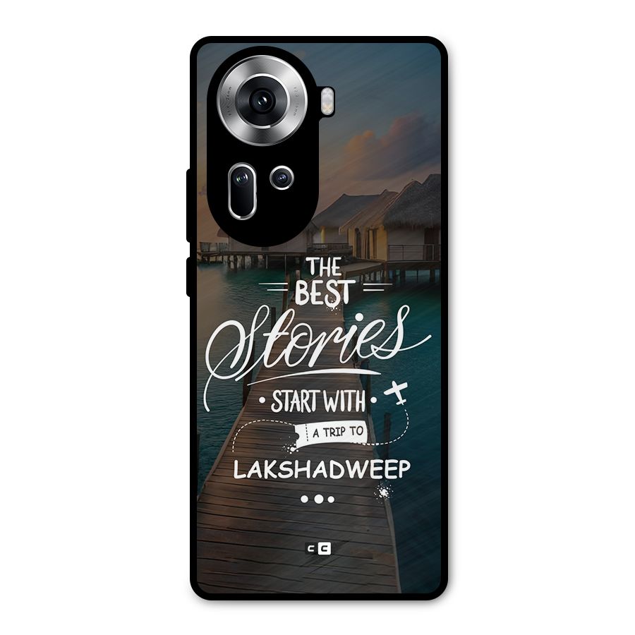 Lakshadweep Stories Metal Back Case for Oppo Reno11 5G
