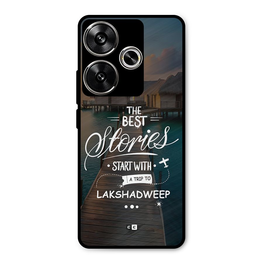 Lakshadweep Stories Metal Back Case for Poco F6