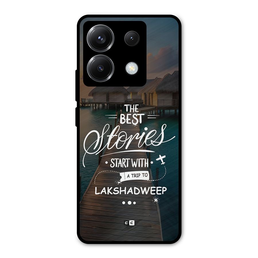 Lakshadweep Stories Metal Back Case for Poco X6