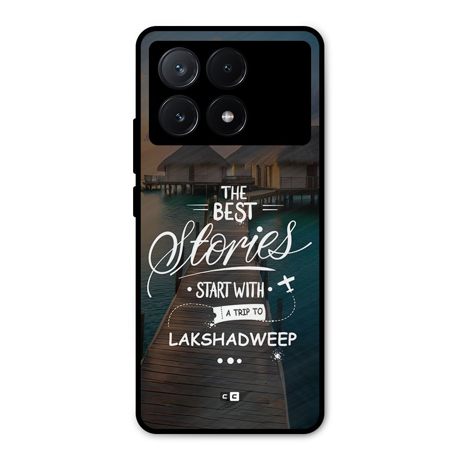 Lakshadweep Stories Metal Back Case for Poco X6 Pro