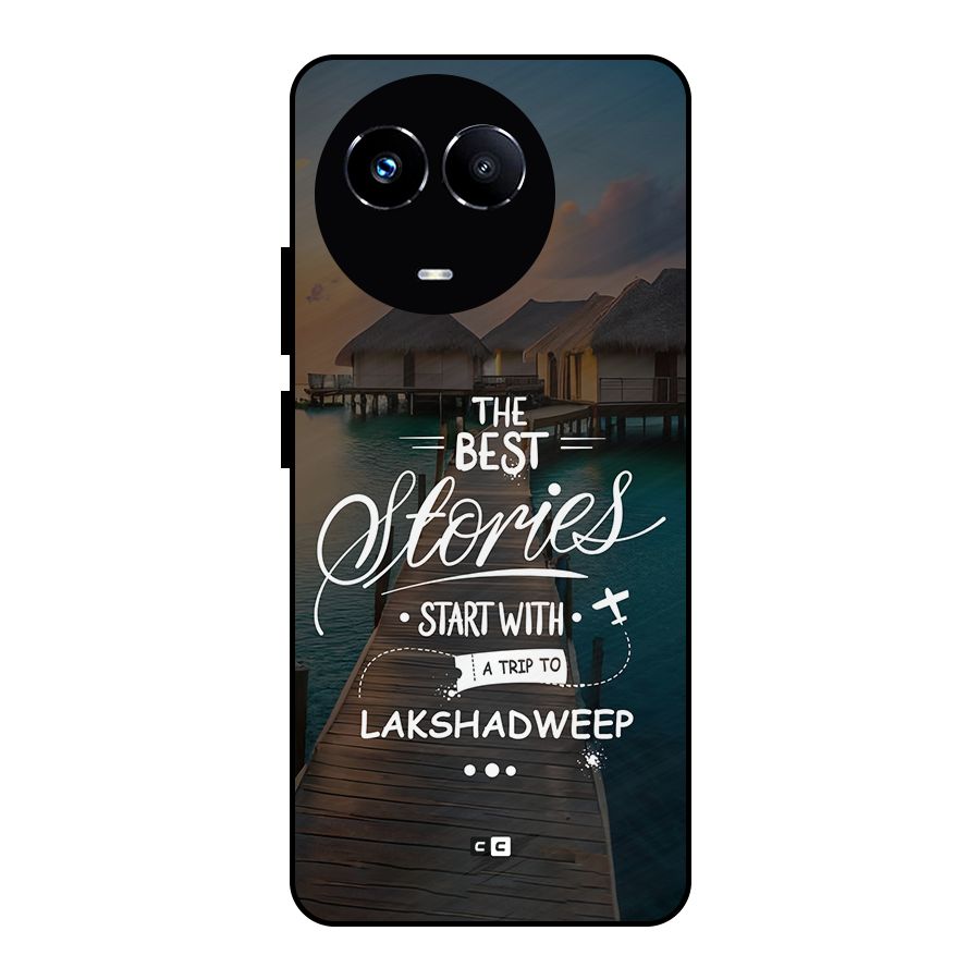 Lakshadweep Stories Metal Back Case for Realme Narzo 60X