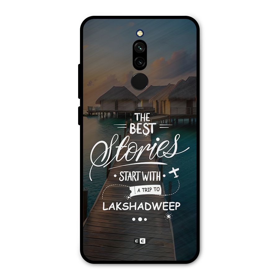 Lakshadweep Stories Metal Back Case for Redmi 8
