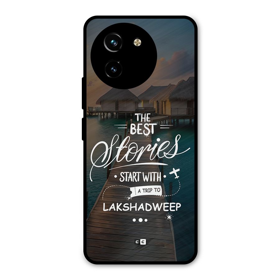 Lakshadweep Stories Metal Back Case for Vivo T3x