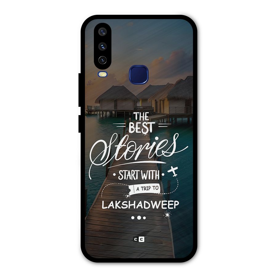 Lakshadweep Stories Metal Back Case for Vivo Y12