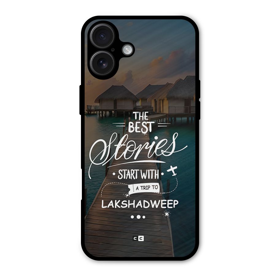 Lakshadweep Stories Metal Back Case for iPhone 16 Plus