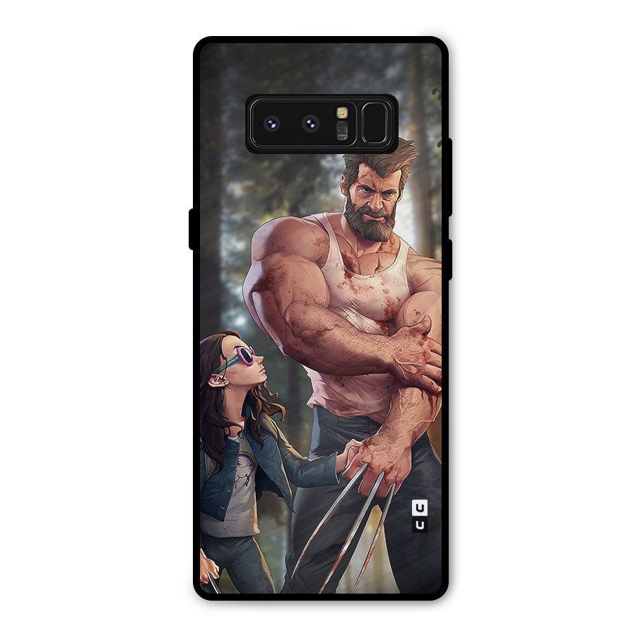 Laura Logan Metal Back Case for Galaxy Note 8