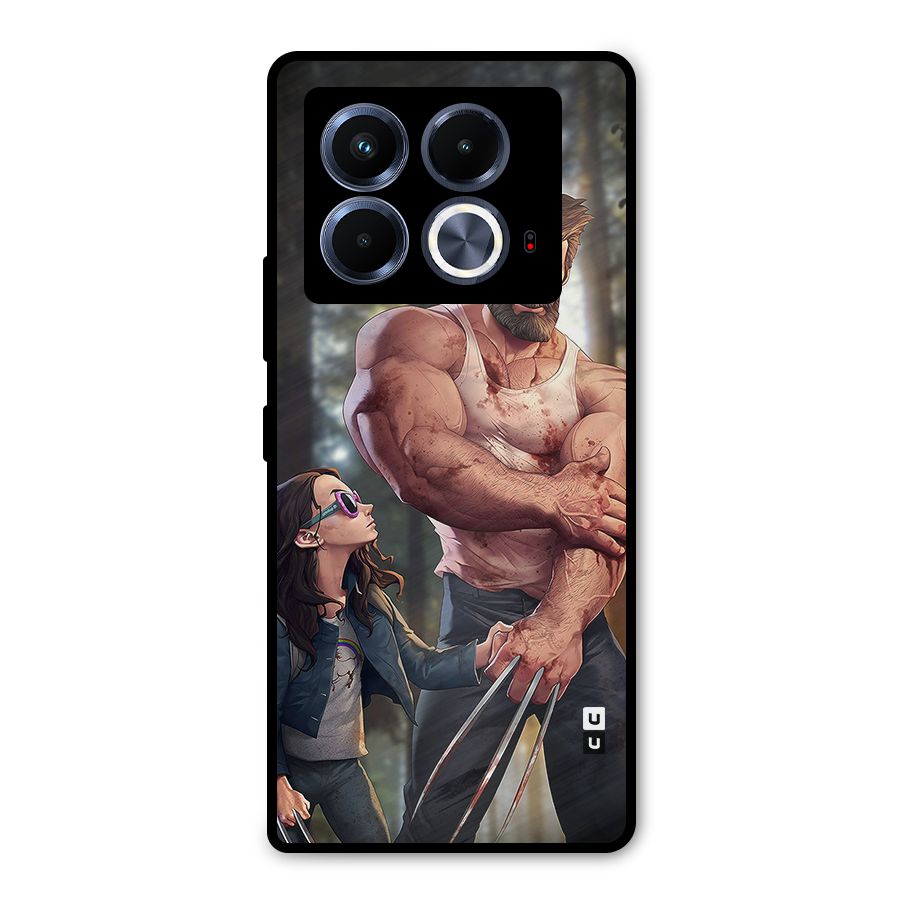 Laura Logan Metal Back Case for Infinix Note 40 5G