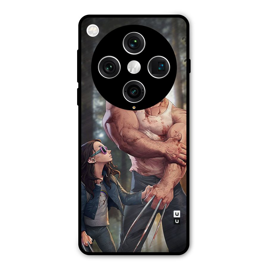 Laura Logan Metal Back Case for Oppo Find X8 Pro