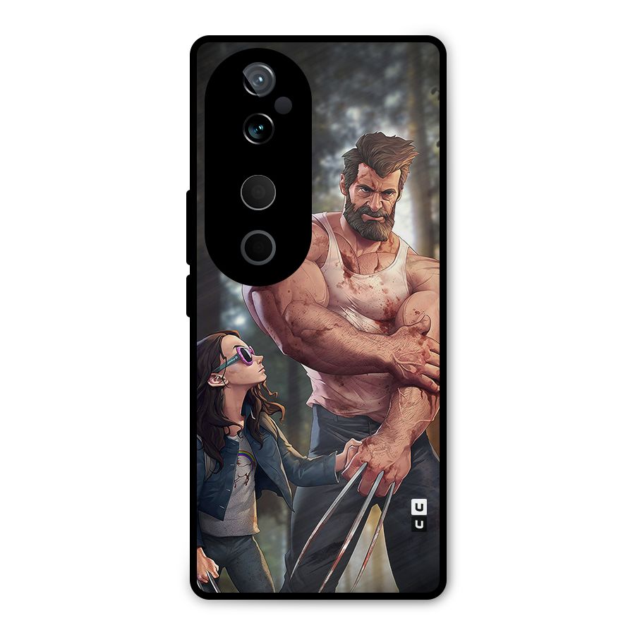 Laura Logan Metal Back Case for Vivo T3 Ultra