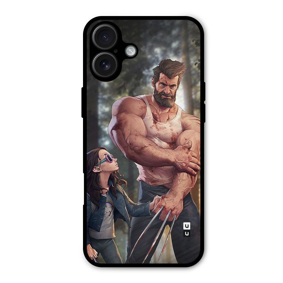 Laura Logan Metal Back Case for iPhone 16 Plus