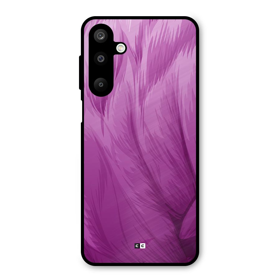 Lavender Furrs Metal Back Case for Galaxy M16