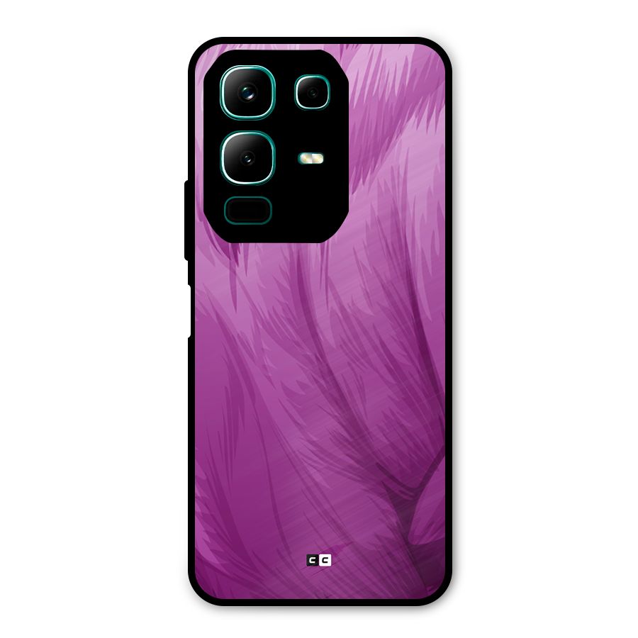 Lavender Furrs Metal Back Case for Infinix Note 50x