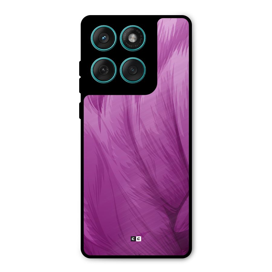 Lavender Furrs Metal Back Case for Motorola Edge 60 Fusion