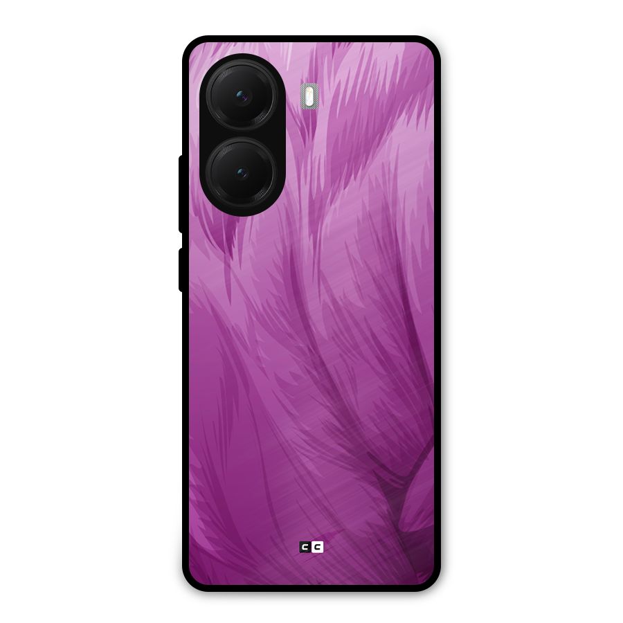 Lavender Furrs Metal Back Case for Poco X7 Pro