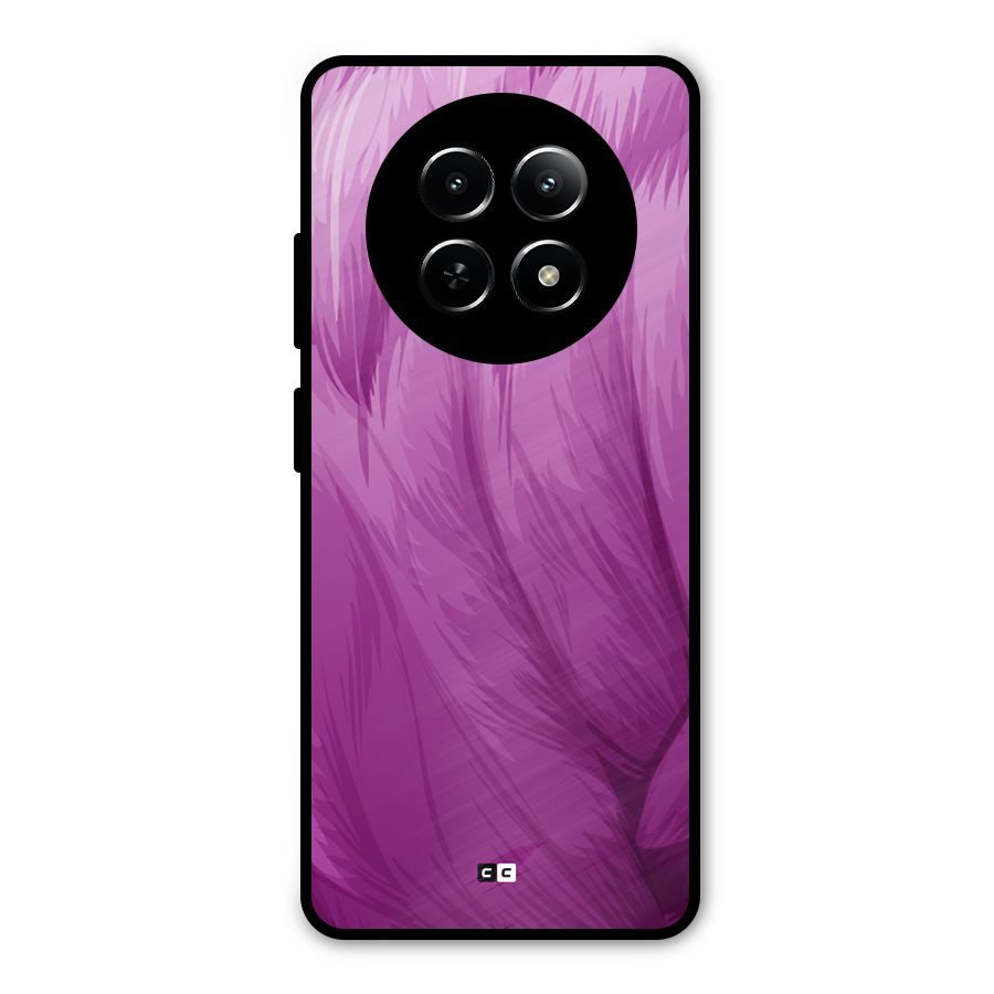 Lavender Furrs Metal Back Case for Realme 13