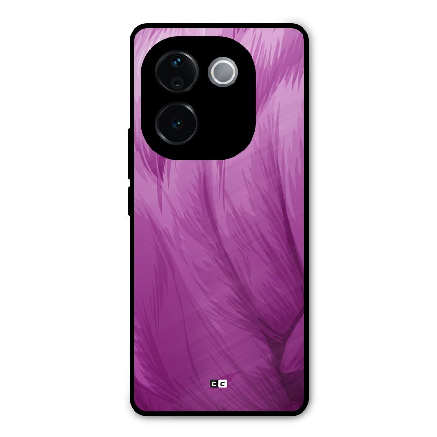 Lavender Furrs Metal Back Case for Vivo T3 Pro