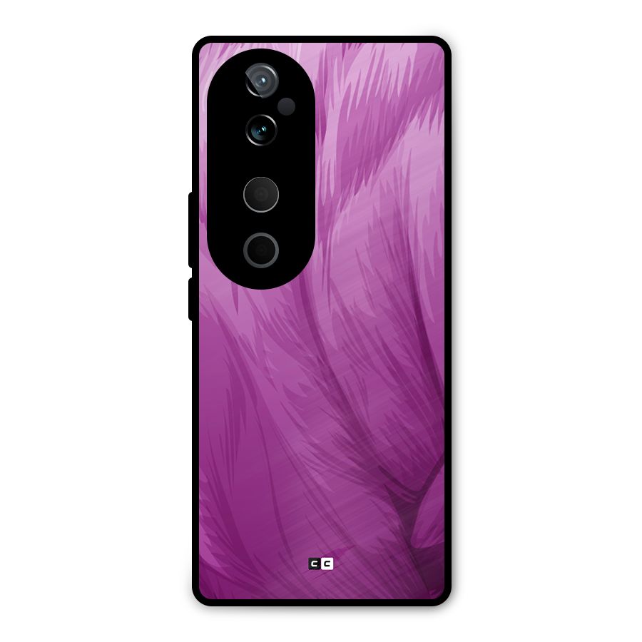 Lavender Furrs Metal Back Case for Vivo T3 Ultra