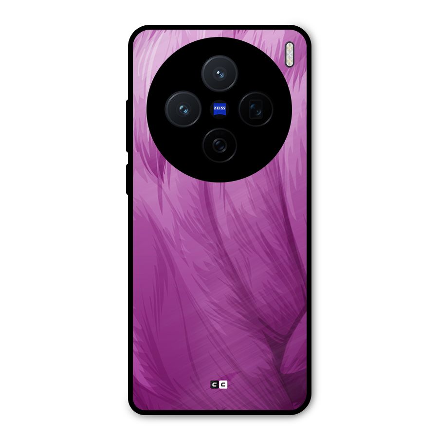 Lavender Furrs Metal Back Case for Vivo X200