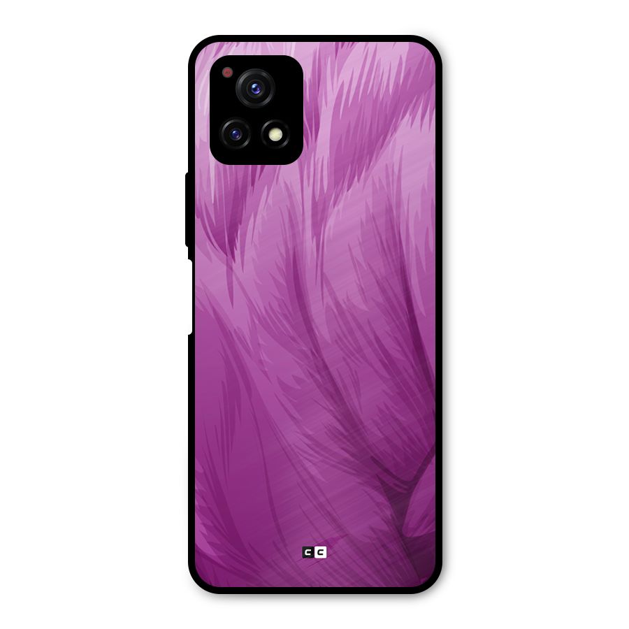 Lavender Furrs Metal Back Case for Vivo Y72 5G