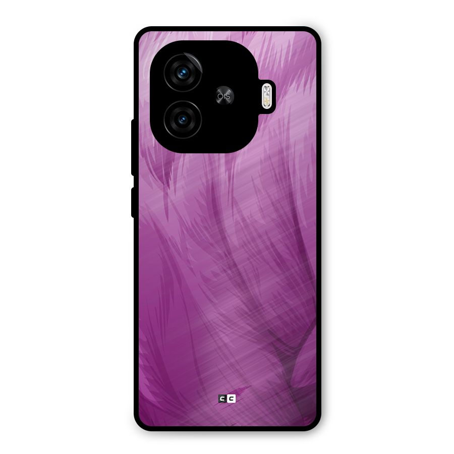 Lavender Furrs Metal Back Case for iQOO Z9 Turbo
