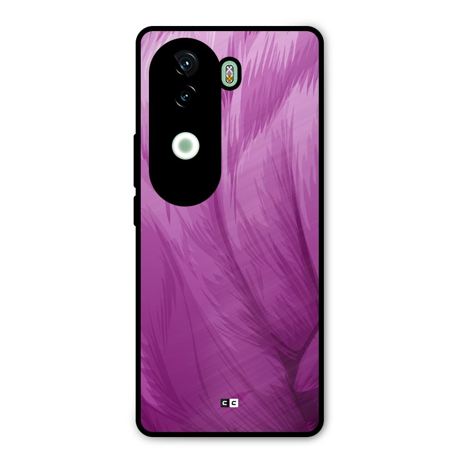 Lavender Furrs Metal Back Case for iQOO Z9s