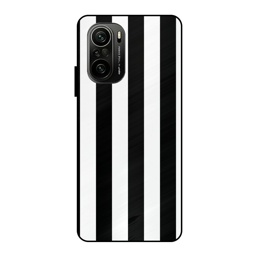 Lavish Black Stripes Metal Back Case for Mi 11X Pro