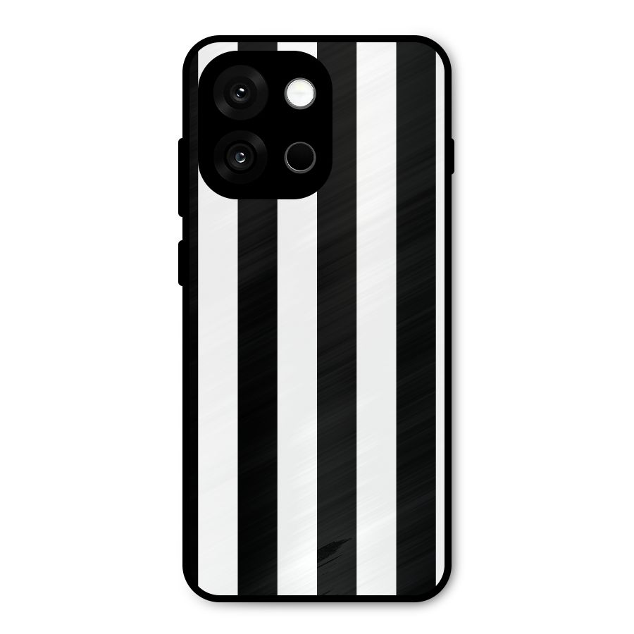 Lavish Black Stripes Metal Back Case for OnePlus 13s