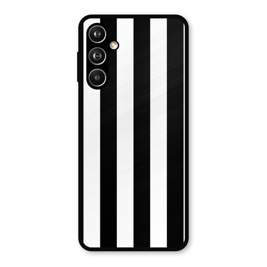 Lavish Black Stripes Metal Back Case for Samsung Galaxy M54