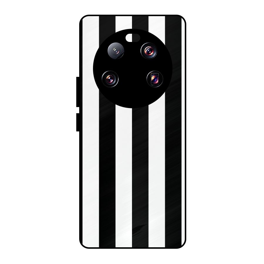Lavish Black Stripes Metal Back Case for Xiaomi 13 Ultra