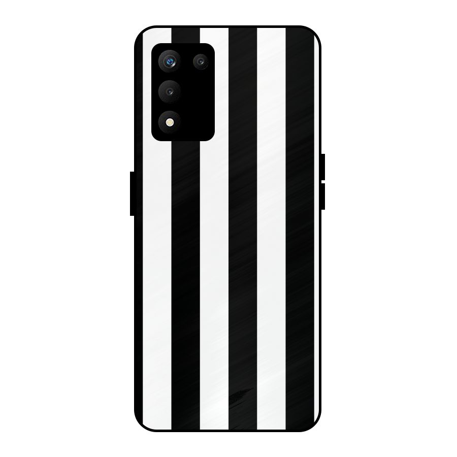 Lavish Black Stripes Metal Back Case for realme 9 5G SE