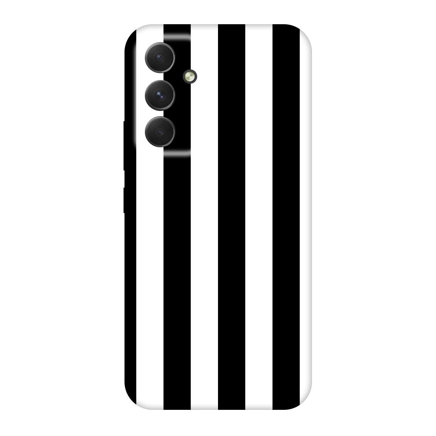 Lavish Black Stripes Original Polycarbonate Back Case for Galaxy A54