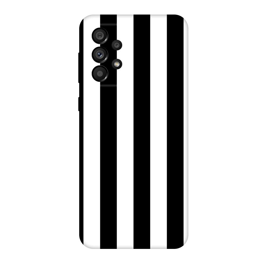 Lavish Black Stripes Original Polycarbonate Back Case for Galaxy A73 5G