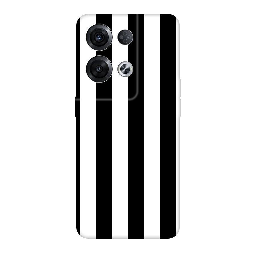 Lavish Black Stripes Original Polycarbonate Back Case for Oppo Reno8 Pro 5G