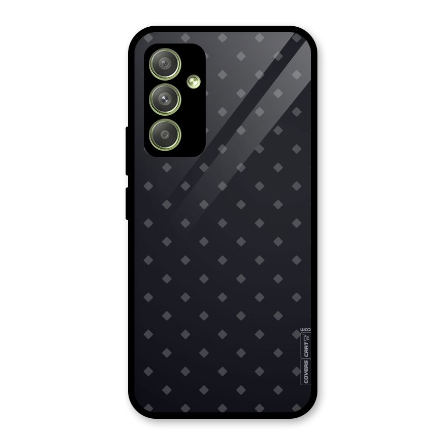 Lavish Diamond Pattern Glass Back Case for Galaxy A54