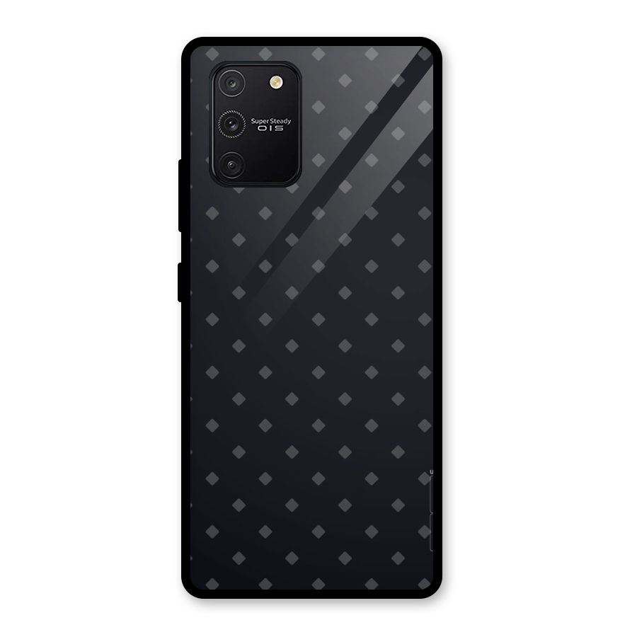 Lavish Diamond Pattern Glass Back Case for Galaxy S10 Lite